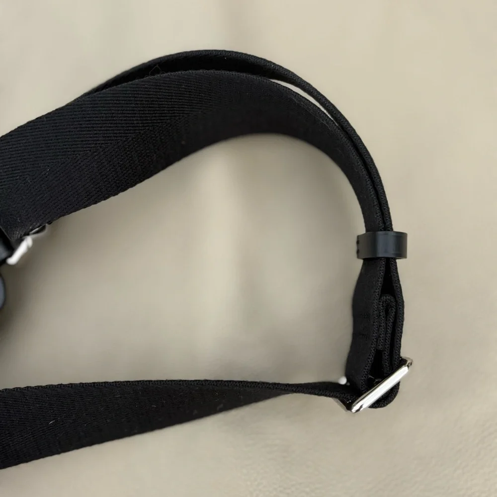 LOUIS VUITTON BLACK CHECKERED SLING BAG AUTHENTIC - Picture 7 of 12